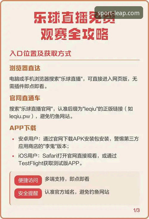 乐动体育2025官方攻略 乐动体育2025官方攻略完整指南:APP下载、安装与观赛体验全解析